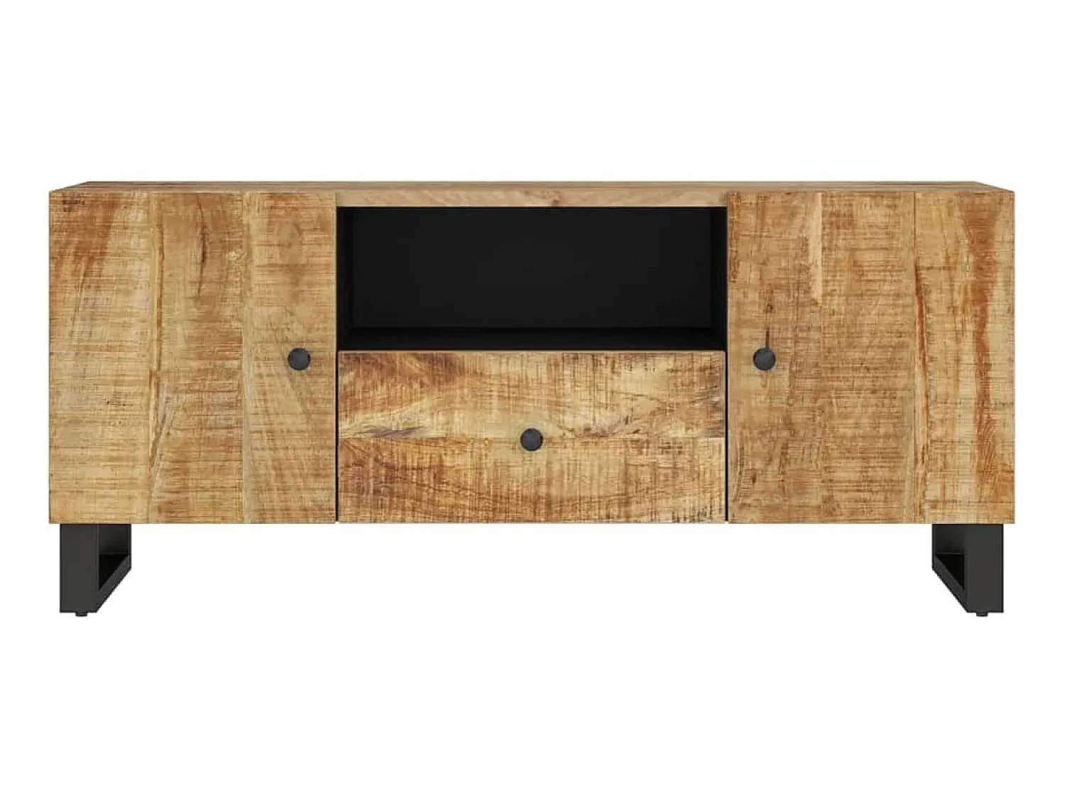 Best Móvel de TV 105x33,5x46 cm mangueira maciça/derivados madeira PT240258 Castanho