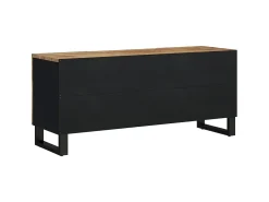 Best Móvel de TV 105x33,5x46 cm mangueira maciça/derivados madeira PT240258 Castanho