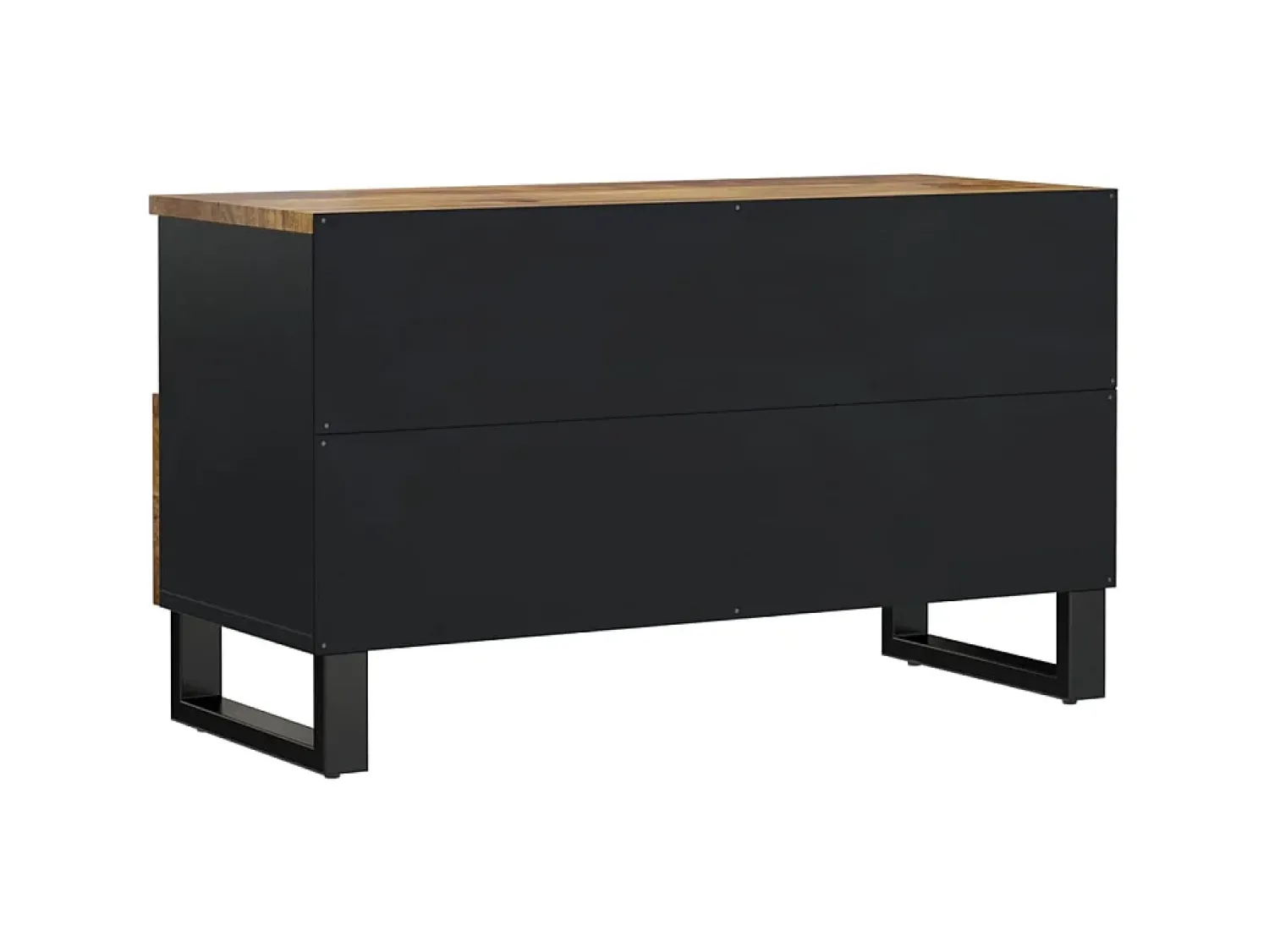 Outlet Móvel de TV 80x33x46 cm mangueira maciça/derivados madeira PT583914 Castanho