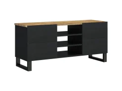 Móvel De Tv| Móvel de TV 100x33x46 cm mangueira maciça/derivados madeira PT333172 Castanho