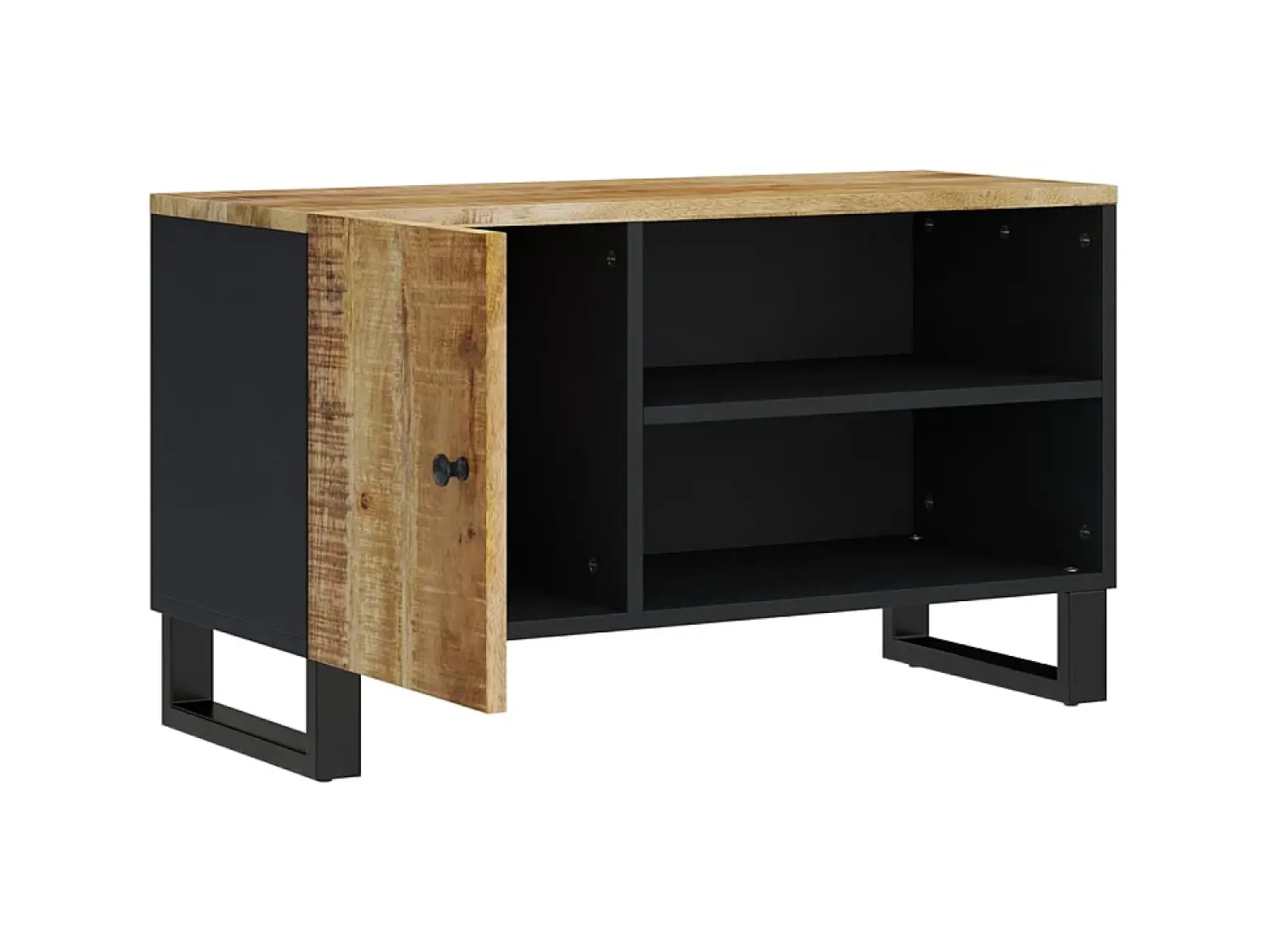 Móvel De Tv* Móvel de TV 80x33x46 cm mangueira maciça/derivados madeira PT594299 Castanho