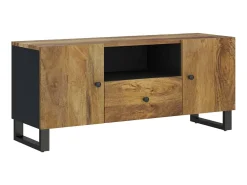 Móvel De Tv| Móvel de TV 105x33,5x46 cm mangueira maciça/derivados madeira PT668535 Castanho