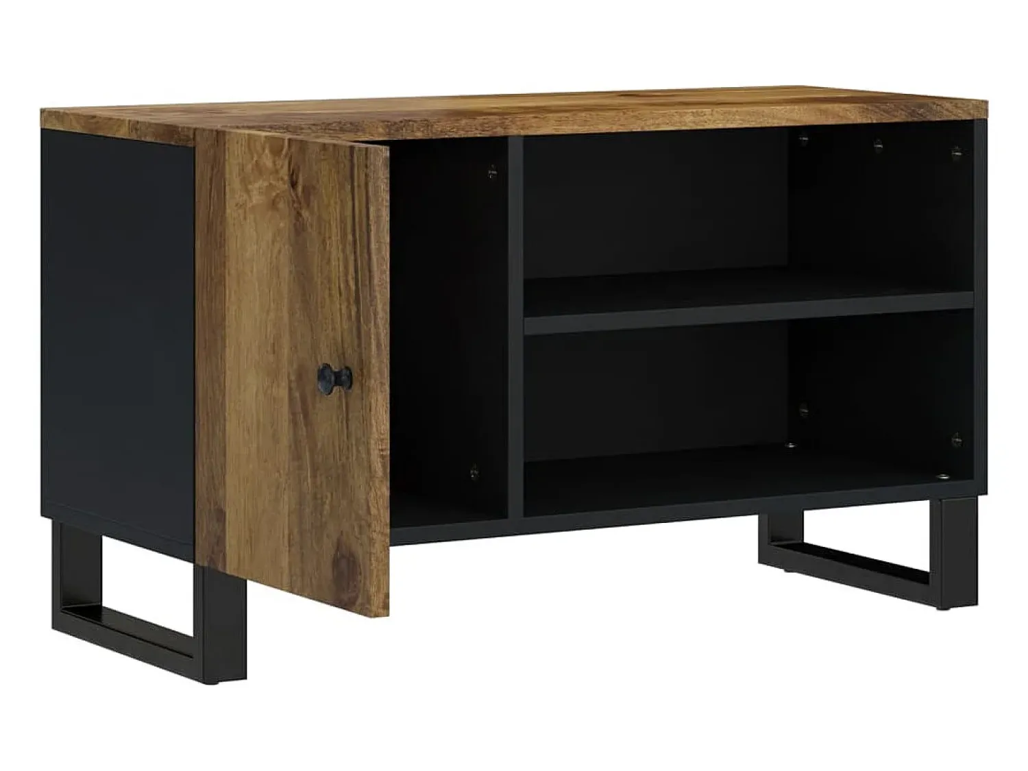 Móvel De Tv* Móvel de TV 80x33x46 cm mangueira maciça/derivados madeira PT964792 Castanho