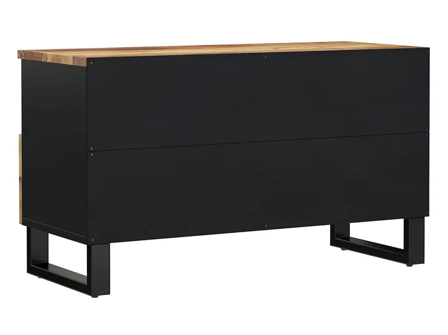 Móvel de TV 80x33x46 cm mangueira maciça/derivados madeira PT874460 Castanho