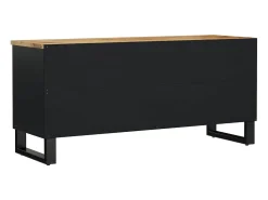 Hot Móvel de TV 100x33x46 cm mangueira maciça/derivados madeira PT630823 Castanho