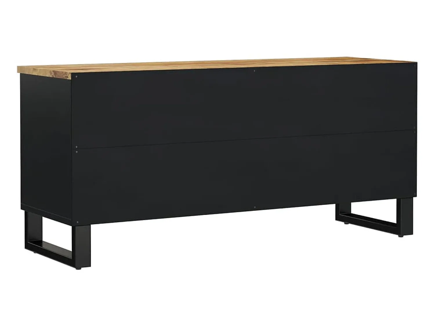 Hot Móvel de TV 100x33x46 cm mangueira maciça/derivados madeira PT630823 Castanho