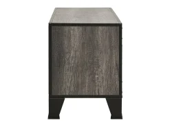 Móvel De Tv| Móvel de TV 105x36x47 cm metal e MDF PT276248 Cinzento