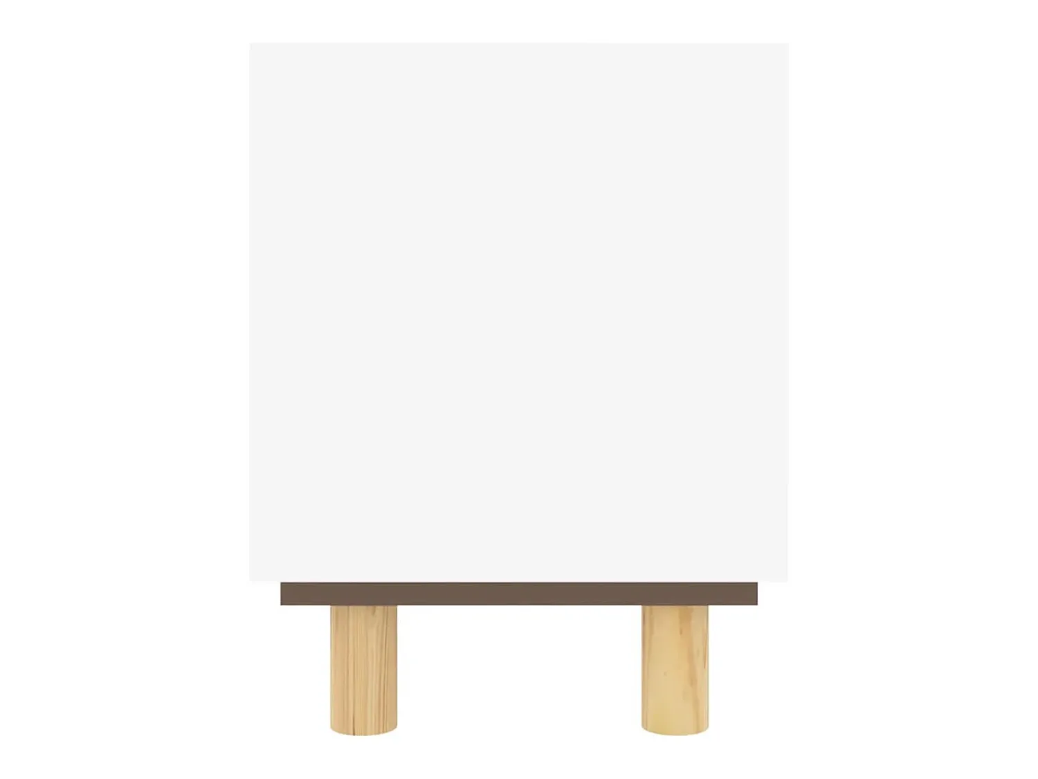 Móvel de TV 105x30x40 cm pinho maciço/vime natural PT182480^ Móvel De Tv