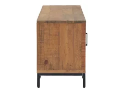 Best Móvel de TV 110x35x48 cm pinho maciço PT639030 Castanho
