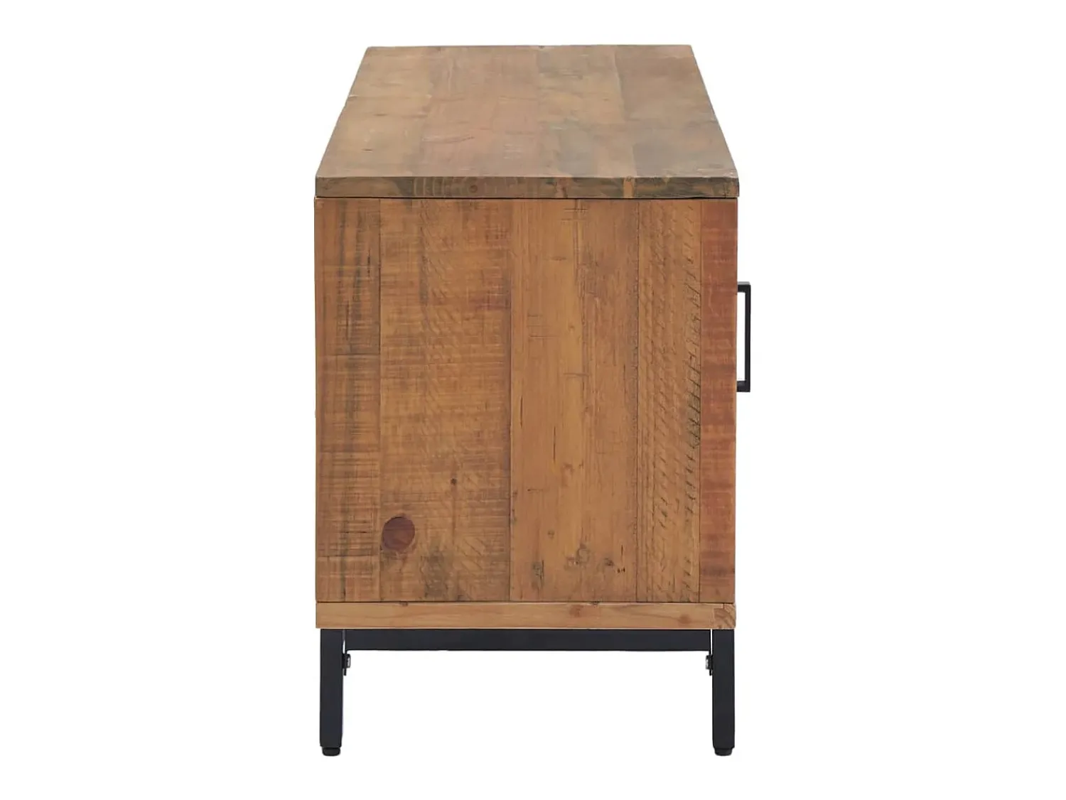 Best Móvel de TV 110x35x48 cm pinho maciço PT639030 Castanho