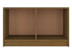 Discount vidaxl Móvel de TV 70x33x42 cm pinho maciço castanho mel Multicor