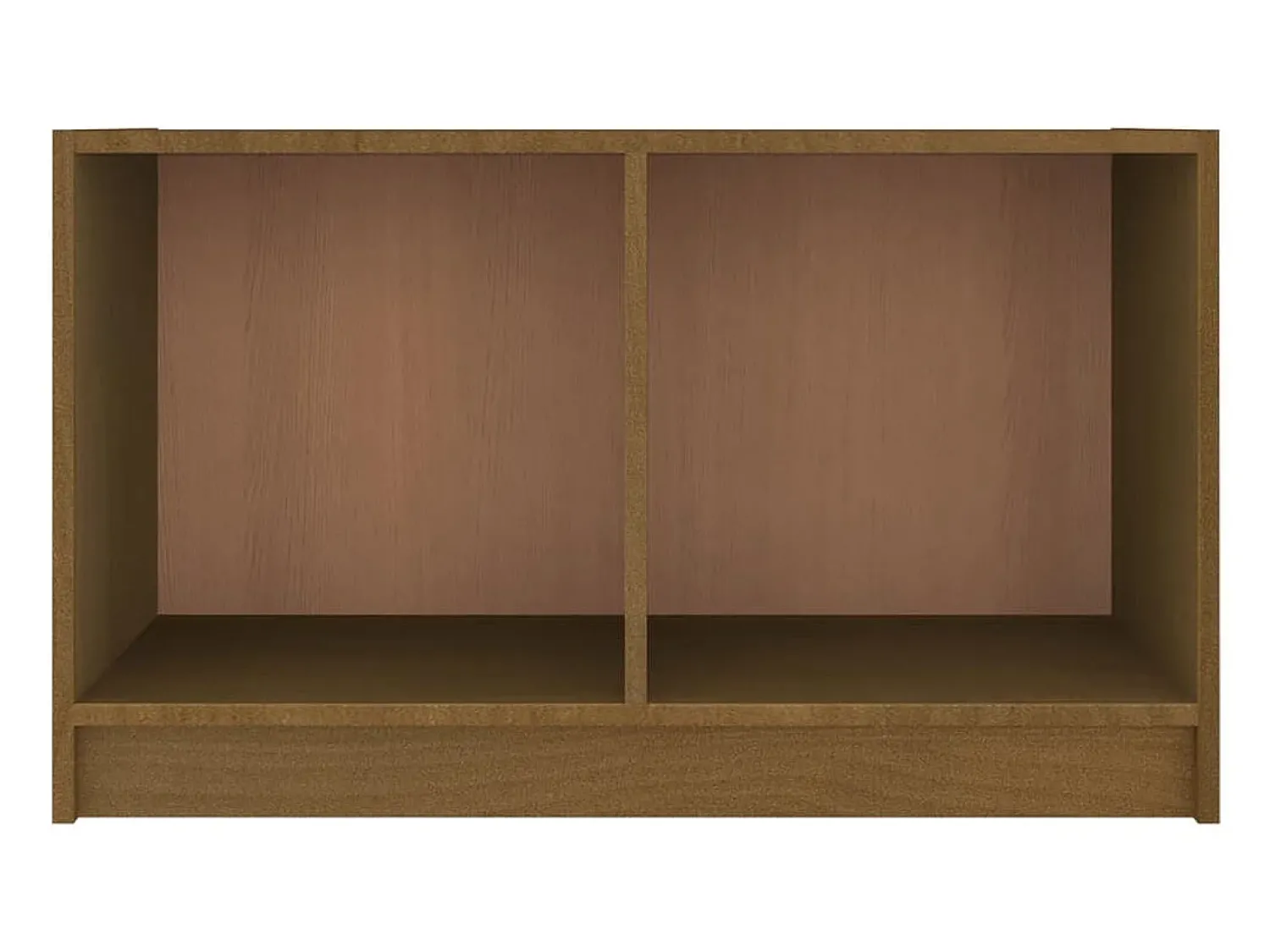 Discount vidaxl Móvel de TV 70x33x42 cm pinho maciço castanho mel Multicor