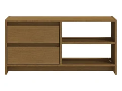 Móvel De Tv| Móvel de TV 80x31x39 cm pinho maciço mel PT611938 Castanho