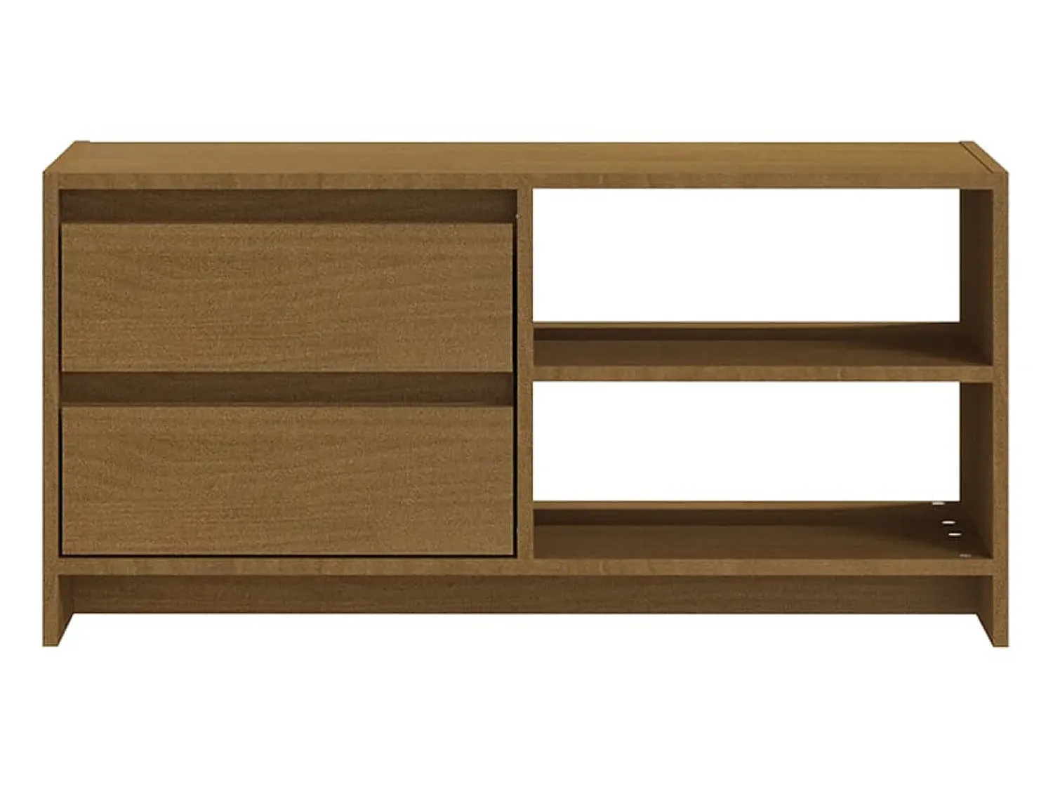 Móvel De Tv| Móvel de TV 80x31x39 cm pinho maciço mel PT611938 Castanho