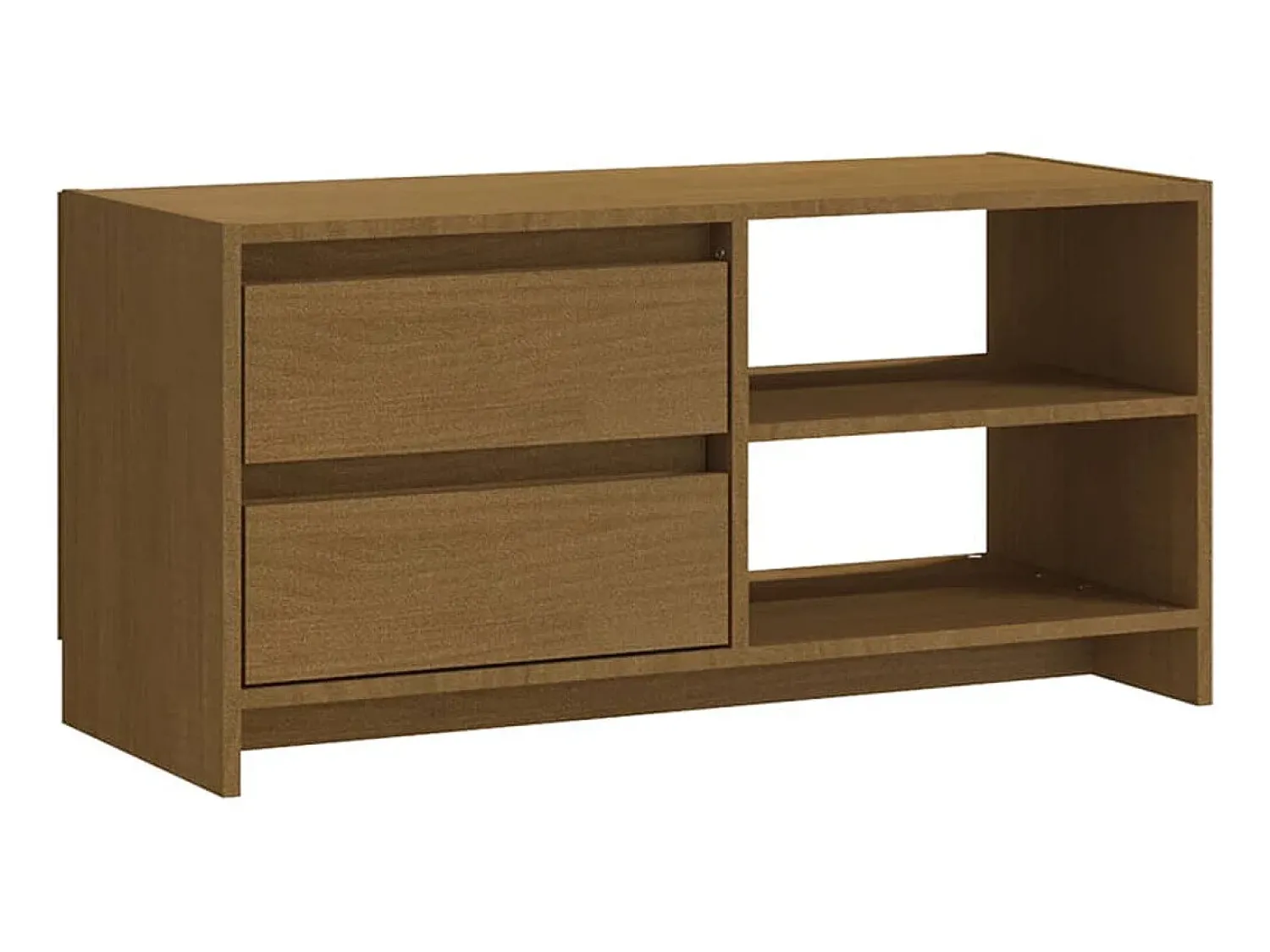 Móvel De Tv| Móvel de TV 80x31x39 cm pinho maciço mel PT611938 Castanho
