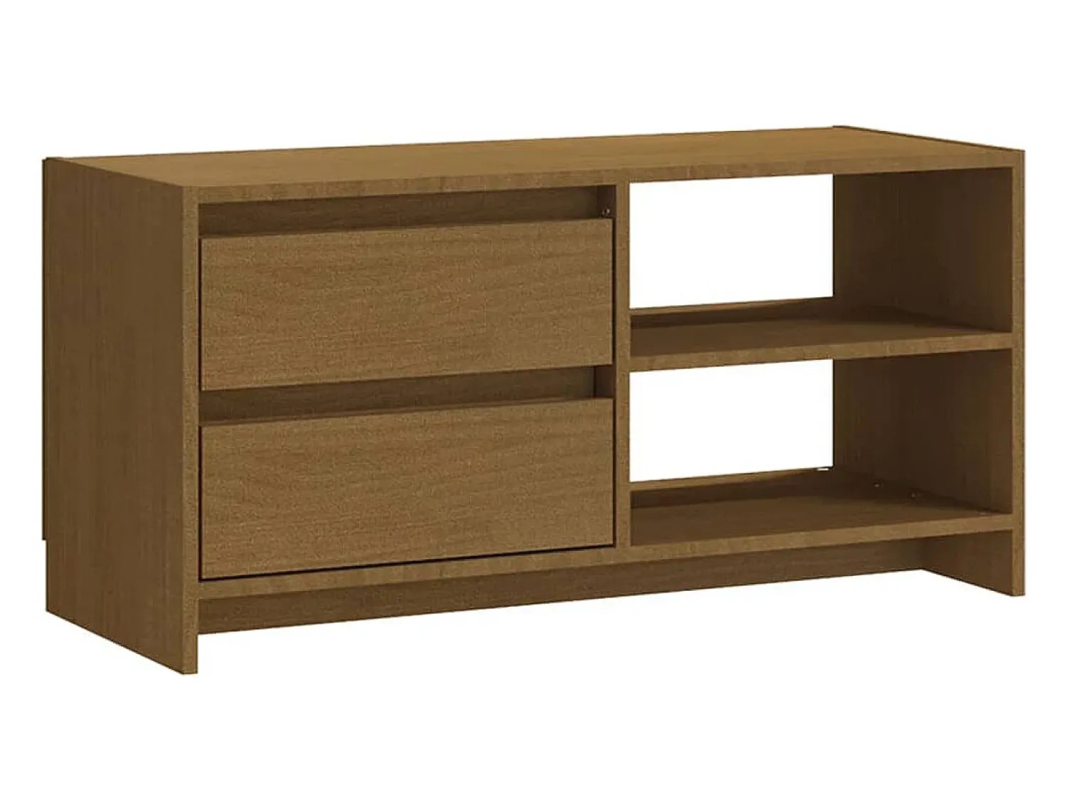 Móvel De Tv*vidaxl Móvel de TV 80x31x39 cm pinho maciço mel Castanho