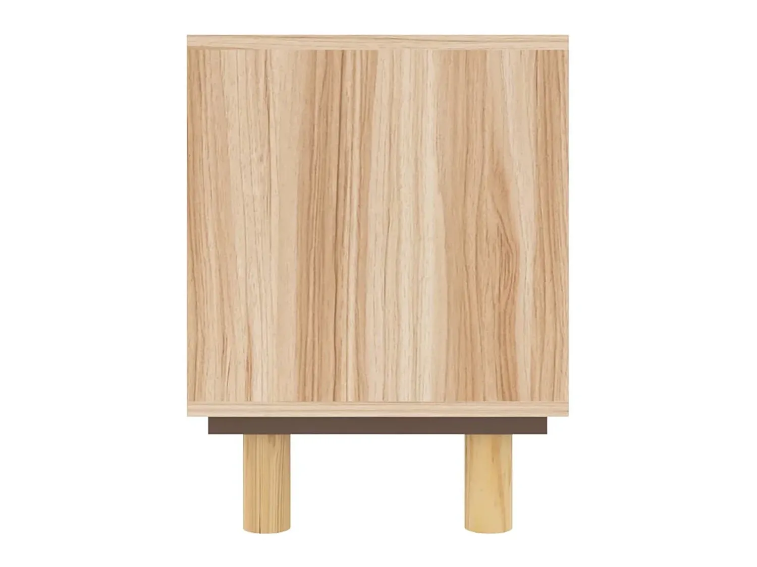 Móvel de TV 80x30x40 cm pinho maciço/vime natural PT391974^ Móvel De Tv