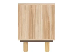Móvel de TV 80x30x40 cm pinho maciço/vime natural PT391974^ Móvel De Tv