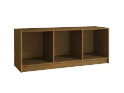 Móvel De Tv| Móvel de TV 104x33x41 cm pinho maciço mel PT167862 Castanho