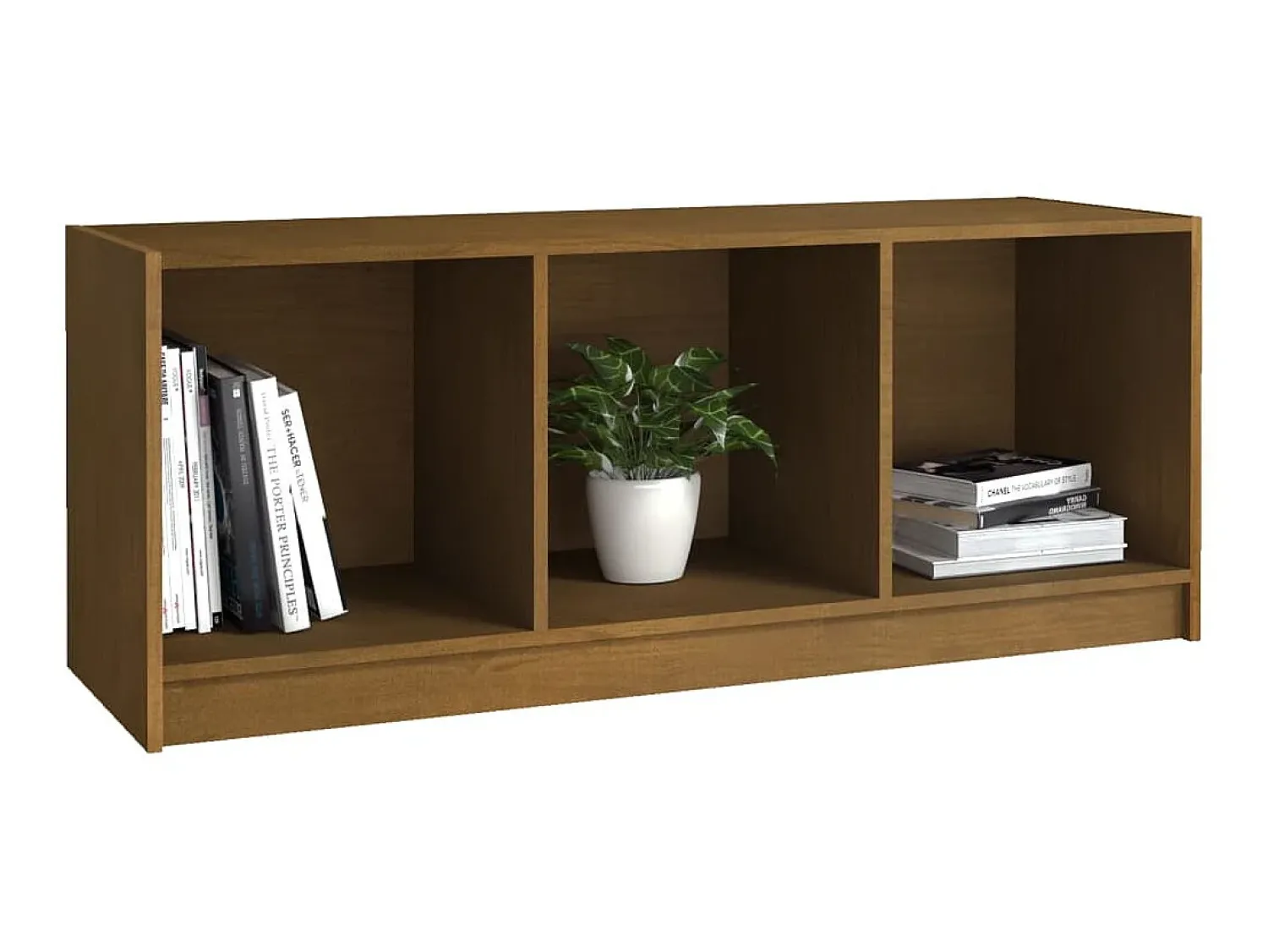 Móvel De Tv| Móvel de TV 104x33x41 cm pinho maciço mel PT167862 Castanho