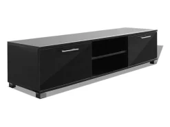 Móvel De Tv| Móvel de TV 120x40,5x35 cm brilhante PT373180 Preto