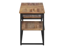 Móvel De Tv* Móvel de TV 110x30x39 cm teca recuperada maciça PT872140 Castanho