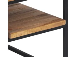 Móvel De Tv* Móvel de TV 110x30x39 cm teca recuperada maciça PT872140 Castanho