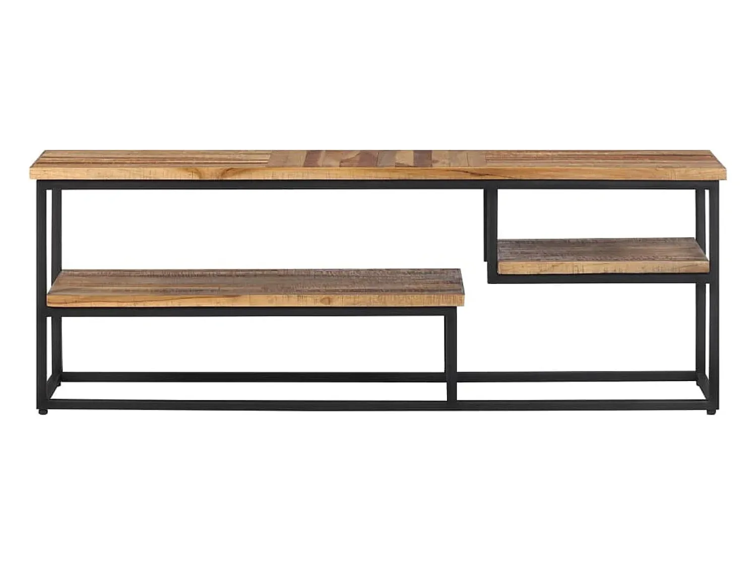 Móvel De Tv* Móvel de TV 110x30x39 cm teca recuperada maciça PT872140 Castanho
