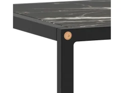 Sale Móvel de TV 100x40x40 cm vidro mármore PT974730 Preto