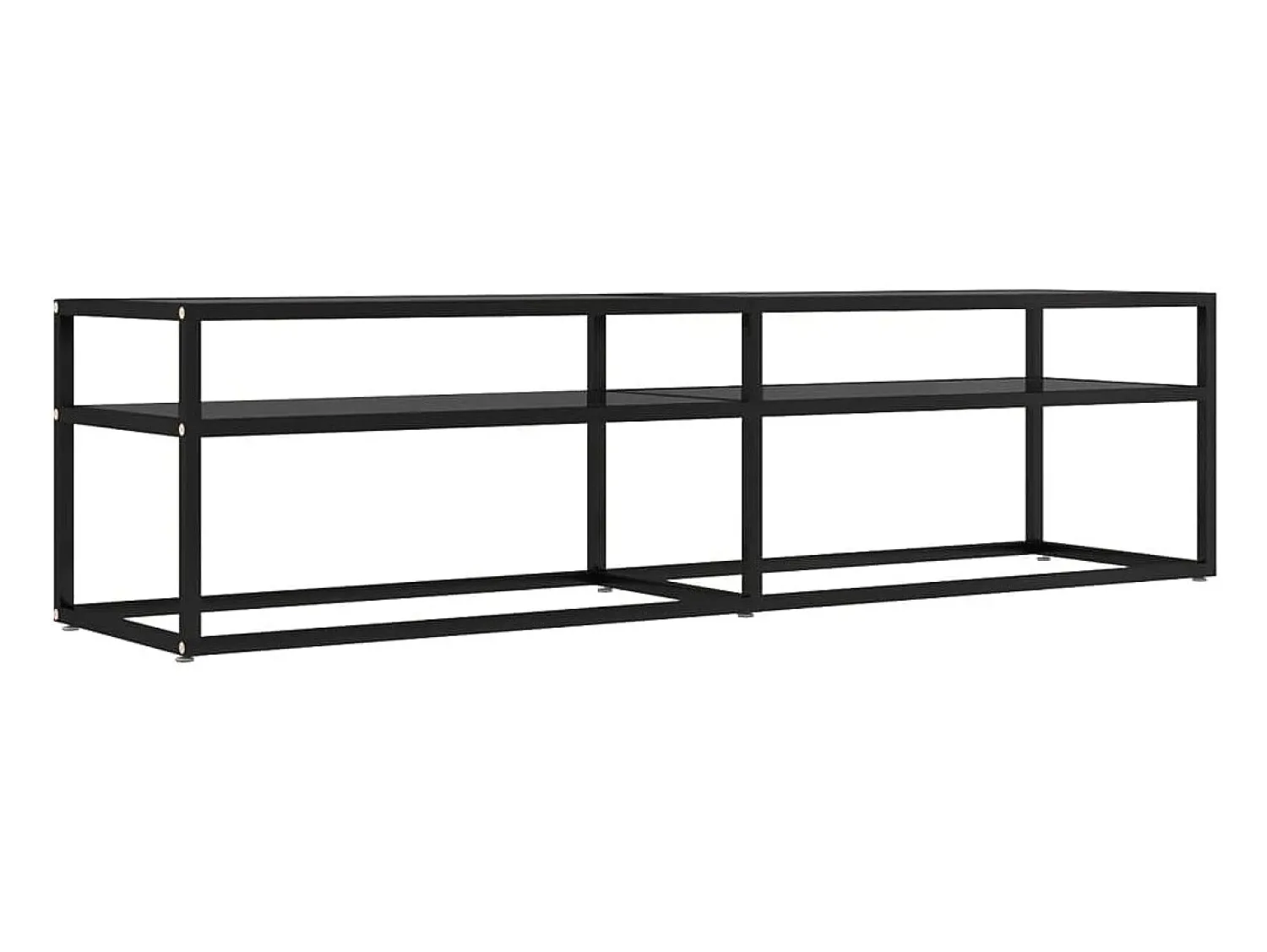 Discount Móvel de TV 160x40x40,5 cm vidro temperado PT570310 Preto