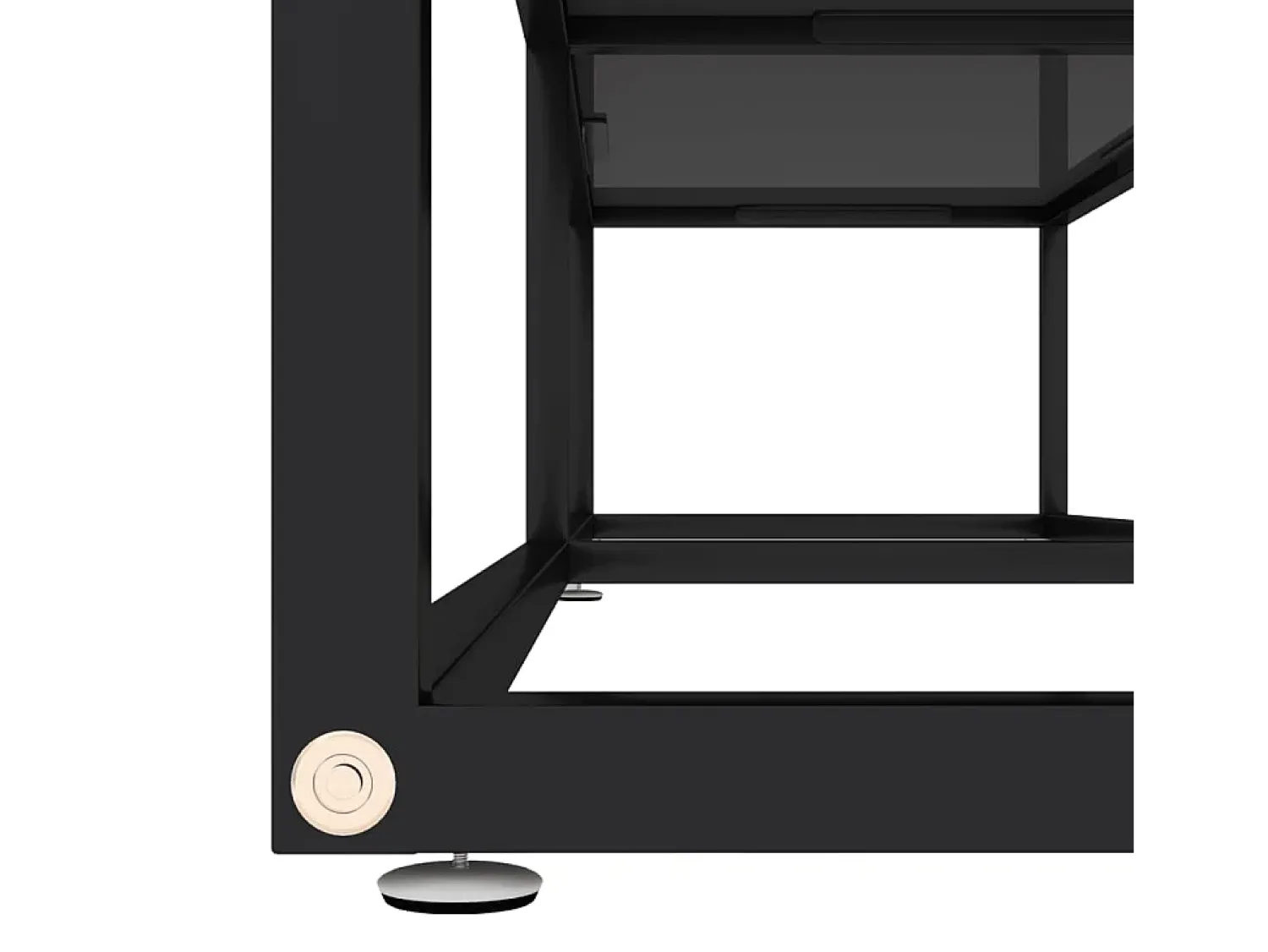 Discount Móvel de TV 160x40x40,5 cm vidro temperado PT570310 Preto