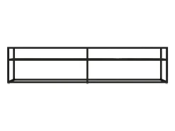 Móvel de TV 180x40x40,5 cm vidro temperado mármore PT685722^ Móvel De Tv