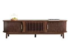 Móvel De Tv*ModernLuxe Móvel de TV 165x39,5x46cm - para televisores de até 65" - Castanho