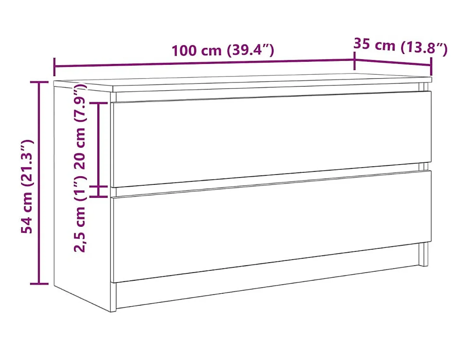 Móvel De Tv*vidaxl Móvel de TV 100x35x54cm derivados de madeira carvalho artisiano Castanho
