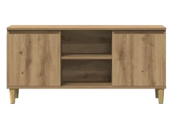 Móvel De Tv|vidaxl Móvel de TV 102x35x50cm derivados de madeira carvalho artisiano Castanho