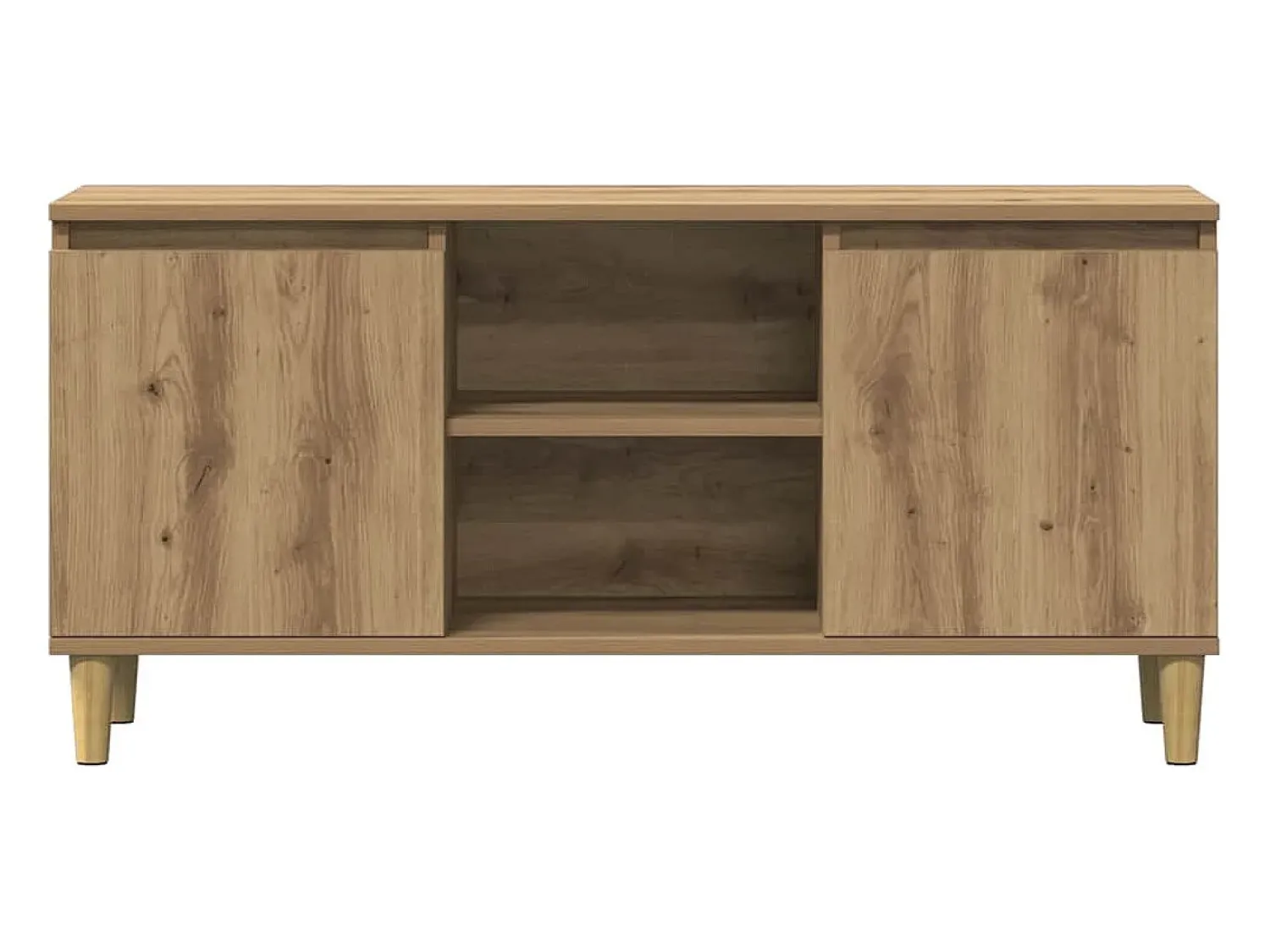 Móvel De Tv|vidaxl Móvel de TV 102x35x50cm derivados de madeira carvalho artisiano Castanho