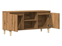 Móvel De Tv|vidaxl Móvel de TV 102x35x50cm derivados de madeira carvalho artisiano Castanho