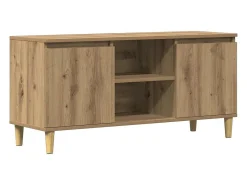 Móvel De Tv|vidaxl Móvel de TV 102x35x50cm derivados de madeira carvalho artisiano Castanho