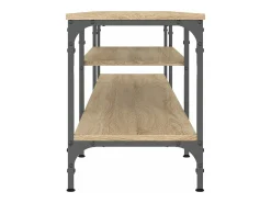 Móvel De Tv* Móvel de TV 201x35x45cm derivados madeira/ferro carvalho sonoma PT544488 Natural claro