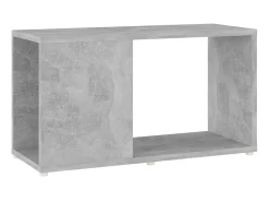 Móvel De Tv| Móvel de TV 60x24x32cm derivados de madeira cimento PT912879 Cinzento