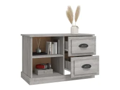 Móvel De Tv| Móvel de TV 73x35,5x47,5cm derivados de madeira sonoma PT513253 Cinzento