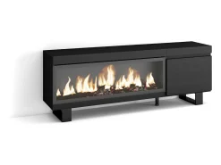 Skraut Home Móvel de TV, 158x35x57cm, Para televisores até 65