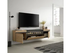 Móvel De Tv|Skraut Home Móvel de TV, 200x35x45cm, Para televisores até 80