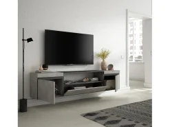 Skraut Home Móvel de TV, 200x35x45cm, Para televisores até 80
