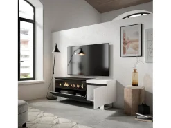 Outlet Skraut Home Móvel de TV, 150x35x57cm, Para televisores até 65