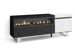Outlet Skraut Home Móvel de TV, 150x35x57cm, Para televisores até 65