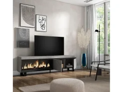 Móvel De Tv|Skraut Home Móvel de TV, 208x35x57cm, Para televisores até 80