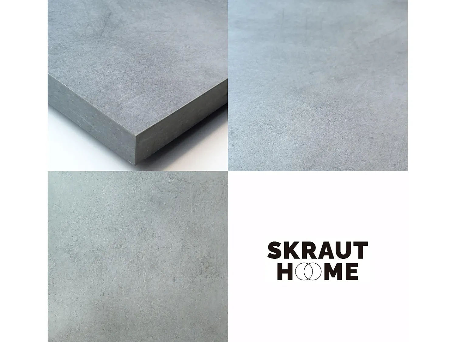 Móvel De Tv|Skraut Home Móvel de TV, 200x35x45cm, Para televisores até 80", Suspensos, Cimento Cinzento