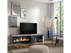 Clearance Skraut Home Móvel de TV, 208x35x45cm, Para televisores até 80