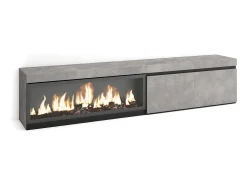 Clearance Skraut Home Móvel de TV, 208x35x45cm, Para televisores até 80